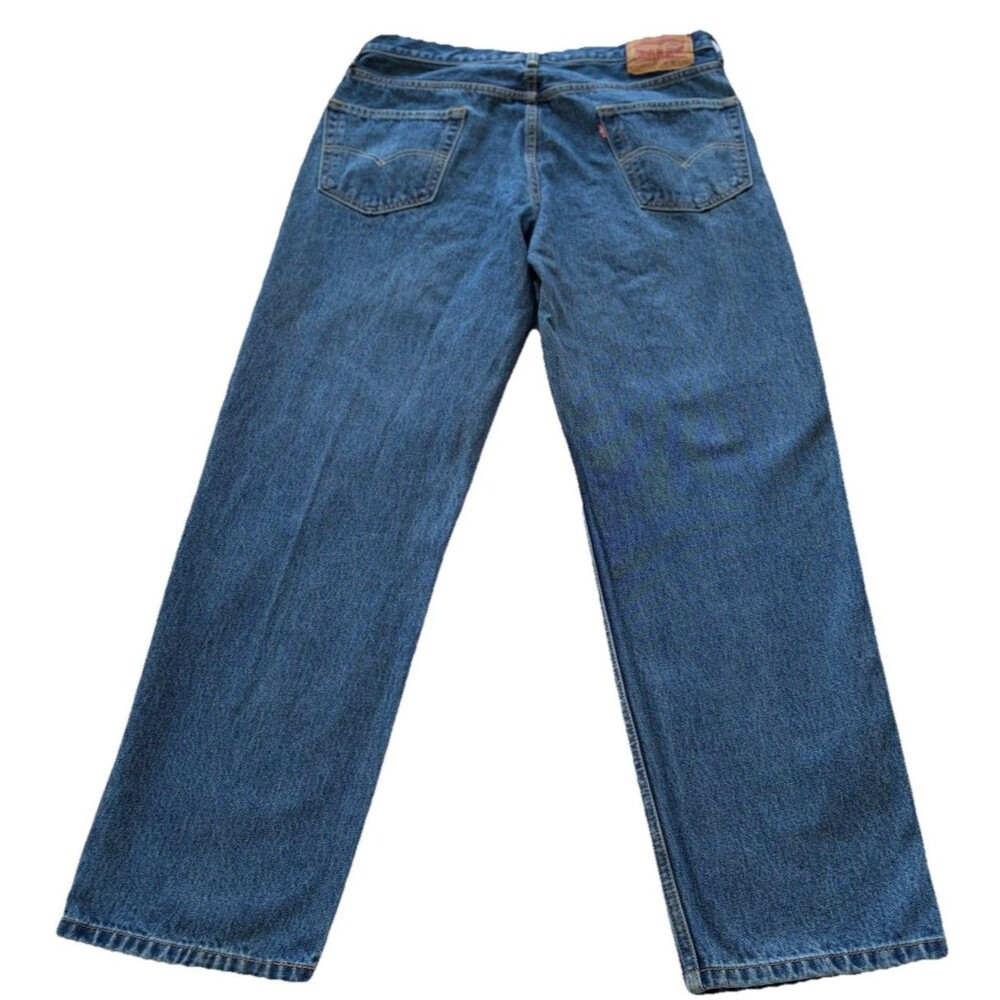 Levi’s 550 Jeans Mens 36x32 Relaxed Fit Medium Wash Straight Leg Denim - Picture 2 of 9